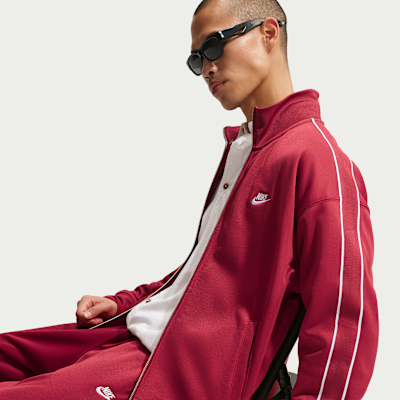 나이키 스포츠웨어 클럽 남성 오버사이즈 니트 트랙 재킷
