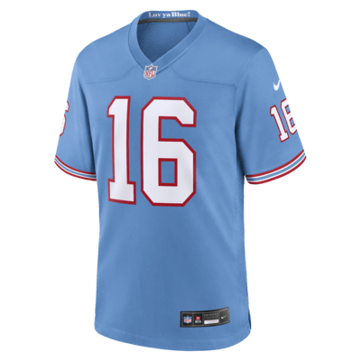 Jersey de fútbol americano Nike de la NFL Game para hombre Treylon Burks Tennessee Titans