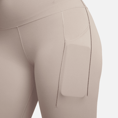 Leggings de 7/8 de tiro alto y sujeción media con bolsillos para mujer Nike Universa