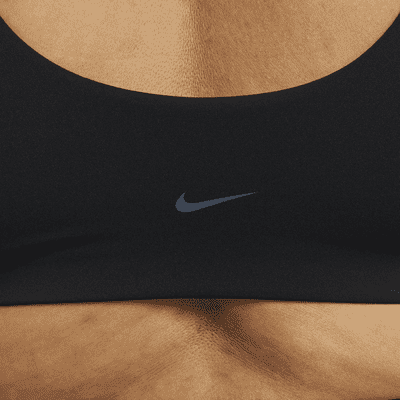 Bra deportivo con cuello en U con forro delgado de baja sujeción para mujer Nike Alate All U (talla grande)