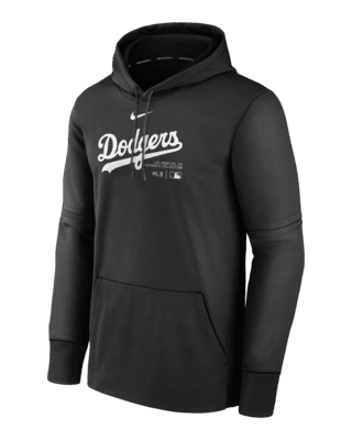 Мужское худи Los Angeles Dodgers Authentic Collection Practice Nike Therma MLB Pullover Hoodie