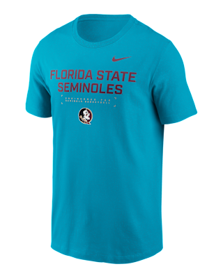 Мужская футболка Florida State Courtside Basketball Nike Dri-FIT College для баскетбола