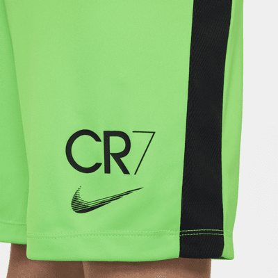 Shorts de fútbol Dri-FIT para niños talla grande Academy23 CR7