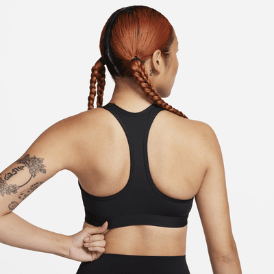 Nike Swoosh Medium Support Women's Padded Logo Sports Bra