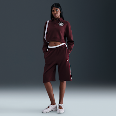 Nike Sportswear Phoenix Fleece Women's Loose Collared Pull-Over Top