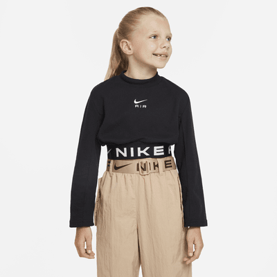 Girls nike hot sale crop top