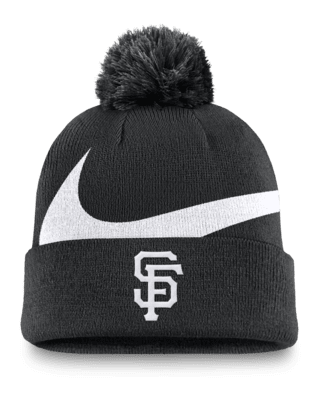 Мужские  San Francisco Giants Peak Nike MLB Cuffed Pom Beanie