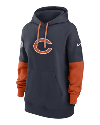 Женское худи Chicago Bears Sideline Essential Nike NFL Pullover Hoodie