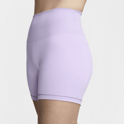 Shorts de ciclismo de tiro alto de 18 cm para mujer Nike One Rib