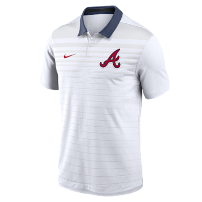 Atlanta Braves Striped Vapor Men's Nike Dri-FIT MLB Polo from Nike - $85