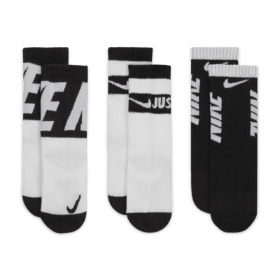 Nike Dri-FIT Sport Little Kids' Crew Socks (3 Pairs)