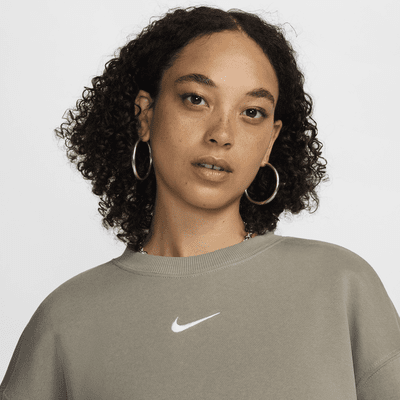 Sweat oversize à col ras-du-cou Nike Sportswear Phoenix Fleece pour Femme