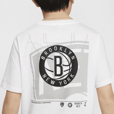 NBA-t-shirt Brooklyn Nets Nike för ungdom (killar)