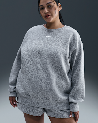 Женский свитшот Nike Sportswear Phoenix Fleece Oversized Crew-Neck (Plus Size)