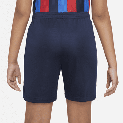 Shorts de fútbol Nike Dri-FIT para niños talla grande del FC Barcelona local 2022/23 Stadium