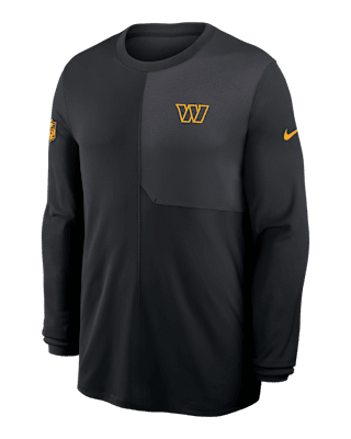 Мужские  Washington Commanders Sideline Coach Nike Dri-FIT NFL Long-Sleeve Top