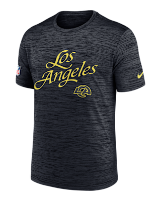 Мужская футболка Los Angeles Rams Rivalries Collection Sideline Velocity Nike Dri-FIT NFL