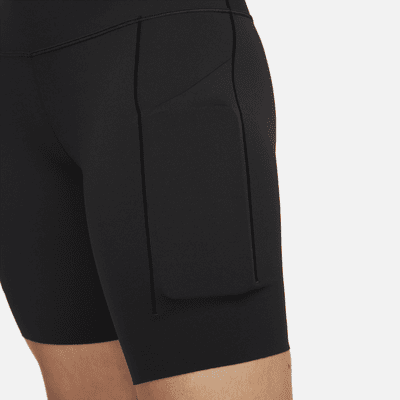 Nike Universa Women's Medium-Support High-Waisted 20cm (approx.) Biker Shorts with Pockets