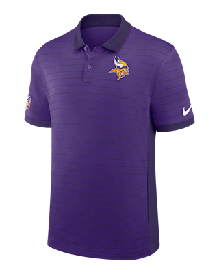 Мужские  Minnesota Vikings Sideline Victory Stripe Nike Dri-FIT NFL Polo