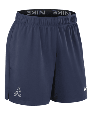 Женские шорты Atlanta Braves Authentic Collection Practice Nike Dri-FIT MLB Shorts