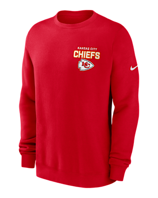 Мужские  Kansas City Chiefs Draw Block Club Nike NFL Pullover Crew