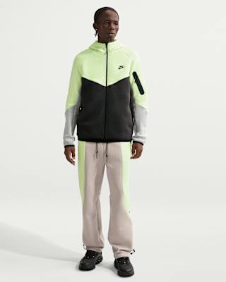 Мужские  Nike Tech Color-Block Open-Hem Fleece Pants