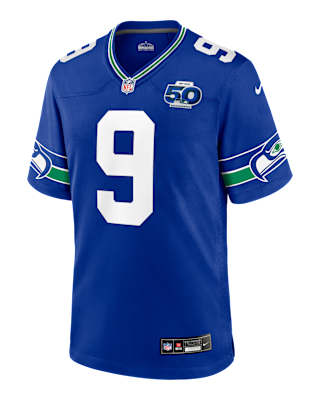 Мужские джерси Kenneth Walker III Seattle Seahawks 50th Anniversary Nike NFL Game Jersey