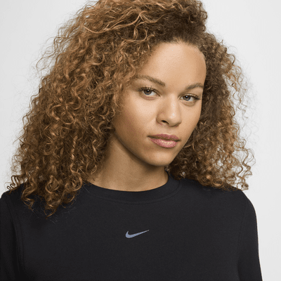 Túnica de French Terry con cuello redondo para mujer Nike Dri-FIT One