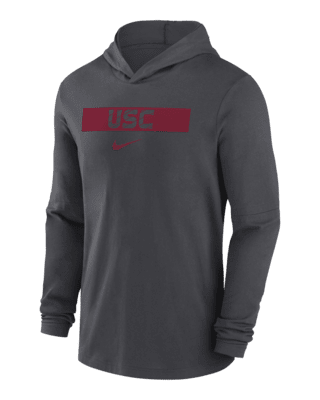 Мужские  USC Trojans Sideline Nike Dri-FIT College Long-Sleeve Hooded Top