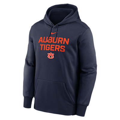 Auburn Team Stacked Men’s Nike Therma College Pullover Hoodie