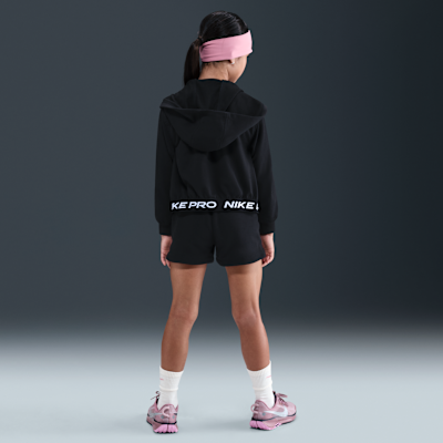 Sudadera con gorro de cierre completo Pro para niños talla pequeña Nike Dri-FIT Essentials