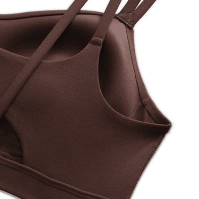 Bra deportivo de baja sujeción con almohadilla para mujer Nike Zenvy Strappy