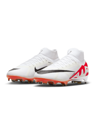 Mercurial Superfly 6 360 Elite FG Soccer Cleats - White/Total Orange/G