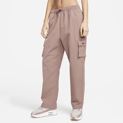 Pantalones cargo tejido de tiro alto para mujer Nike Sportswear Essential