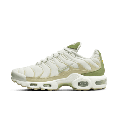 nike air max plus white green