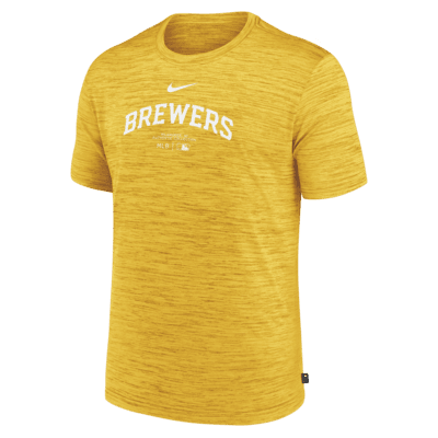 Milwaukee Brewers Authentic Collection Practice Velocity Men's Nike Dri-FIT MLB T-Shirt