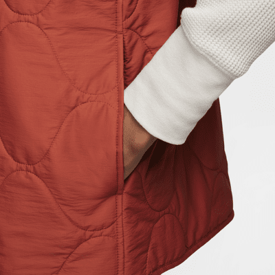 Nike Life Geweven bodywarmer in legerstijl met isolatie voor heren