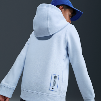 Inter Milan Club Big Kids' (Boys') Nike Soccer Fleece Pullover Hoodie