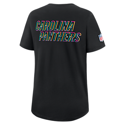 Playera Nike Dri-FIT de la NFL para mujer Carolina Panthers Crucial Catch