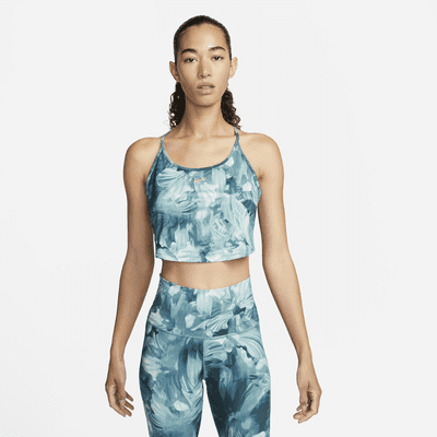 Nike Dri-FIT One Women's Cropped Printed Tank Top