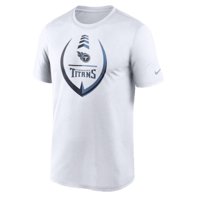 Nike Women's Tennessee Titans Rewind Team Stacked White T-Shirt