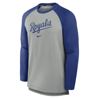 Kansas City Royals Authentic Collection Game Time Men's Nike Breathe MLB Long-Sleeve T-Shirt