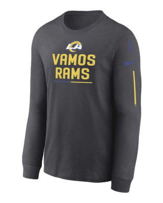 Nike Team Slogan (NFL Los Angeles Rams) Men's Long-Sleeve T-Shirt.
