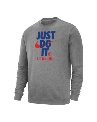 Мужской свитшот OL Reign Club Fleece Nike Soccer Crew-Neck