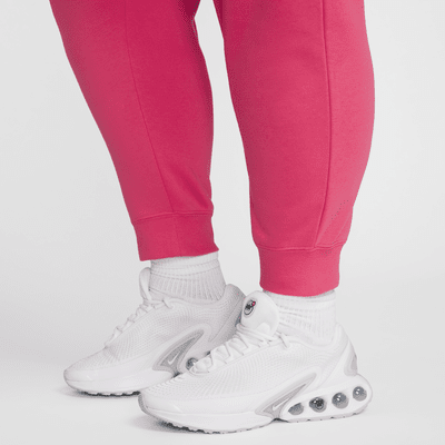 Joggers de tiro medio para mujer Nike Sportswear Club Fleece (talla grande)