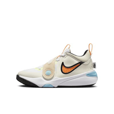 Tenis de básquetbol para niños grandes Nike Team Hustle D 11 "CHBL"