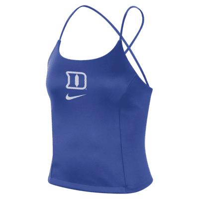 Camiseta de tirantes Nike College para mujer Duke Icon Clash