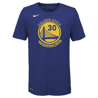 Stephen Curry Golden State Warriors Icon Edition Big Kids' Nike NBA T-Shirt