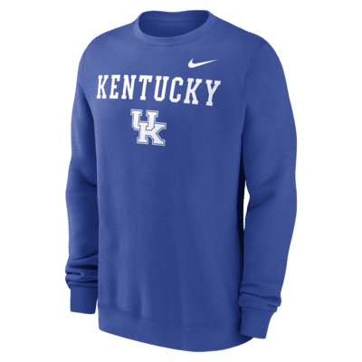 Kentucky Wildcats Primetime Primary Stack Men's Nike College Pullover Crew