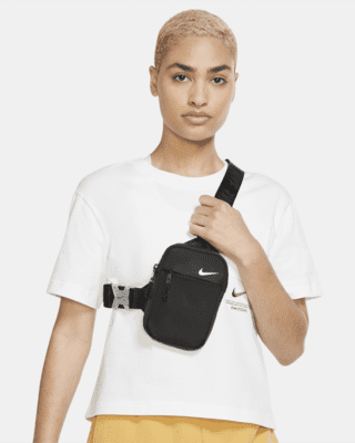 nike hip pack small black